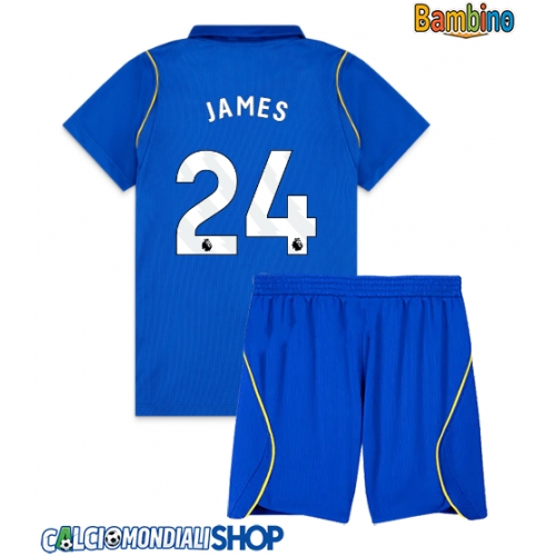 Maglie da calcio Chelsea Reece James #24 Prima Maglia Bambino 2026-27 Manica Corta + Pantaloni corti)
